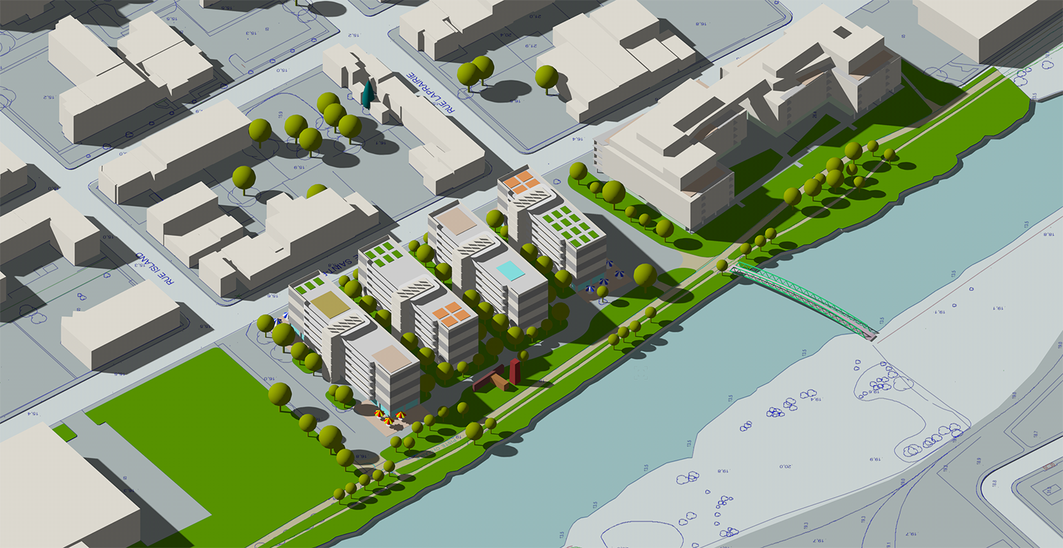 2175 Saint-Patrick  - rev 2017 - 24 - poursuivre la trame de rue - Nouvelle passerelle